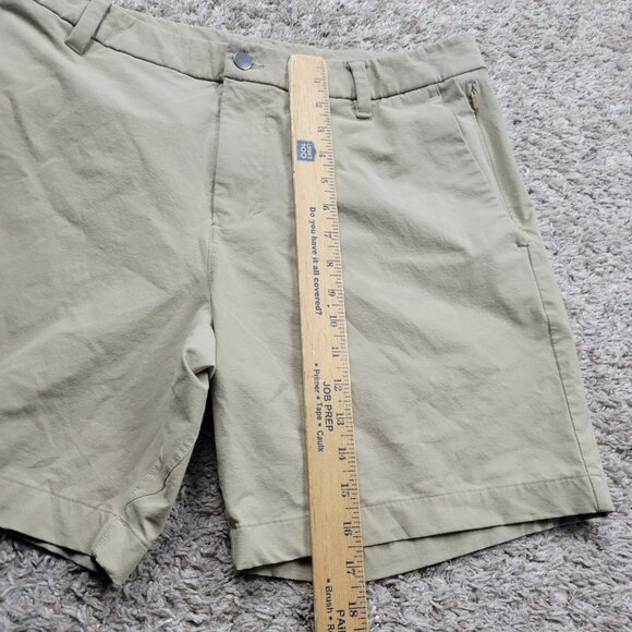 Lululemon Commission Shorts Mens 34 Beige Preppy Chino - Picture 4 of 7